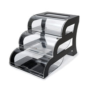 Rosseto Bakery Display Case, 15 1/2" High - Black