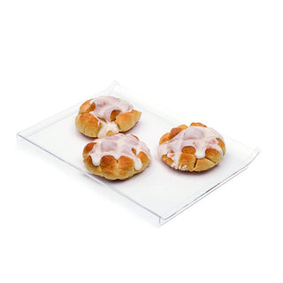 Rosseto BKM004 Acrylic Bakery Display Tray, 11" x 14", Clear, 3/Set - Default Title
