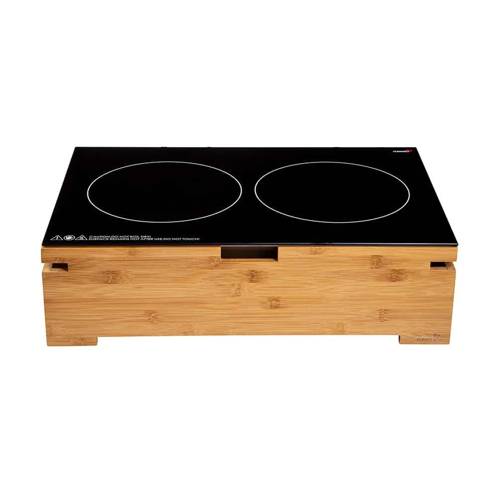 Rosseto Multi-Chef Wood Induction Heater, 22 13/16" Wide, 120V - Beige
