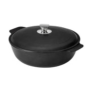 Rosseto CW0475BK Cooklite Cast Aluminum Casserole Dish, 4.75 qt., Black - Default Title