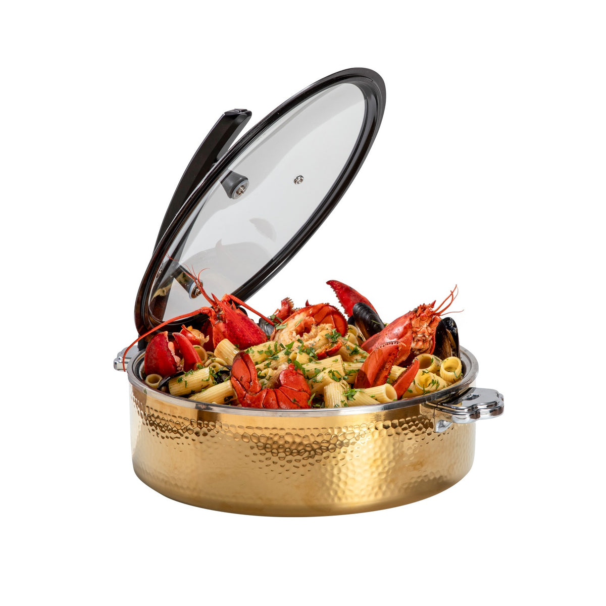 Rosseto Rondeau Induction Chafer, 5.28 qt. - Gold