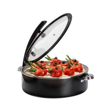 Rosseto Rondeau Induction Chafer, 7.93 qt. - Black