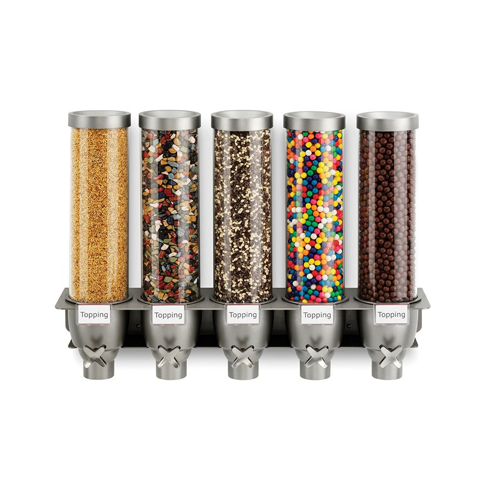 Rosseto EZ-SERV Dispenser, 6 1/2" Wide, Silver - 24.7 Liters