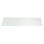 Rosseto Kalderon Zenit Handmade Glass Riser Shelf, 7 15/16" x 31" - White