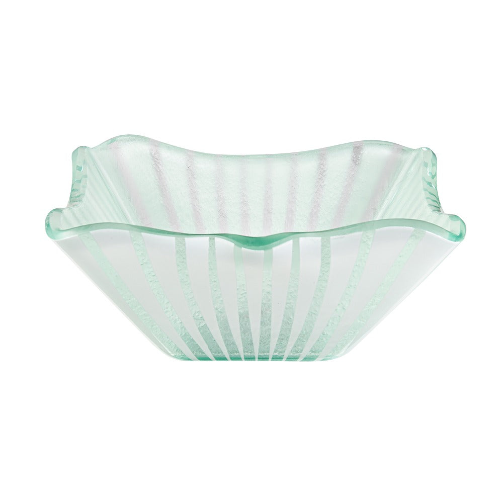 Rosseto Kalderon Stelo Glass Bowl, 9 1/2" x 9 1/2", 6/Set - White