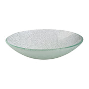 Rosseto Kalderon Radici Glass Bowl, 14 3/16" Diameter - White