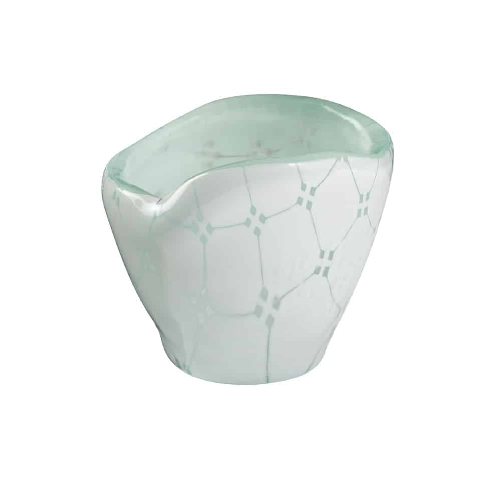 Rosseto Kalderon Zenit Glass Bowl, 3 3/8" Diameter, White, 12/Pack - Zenit
