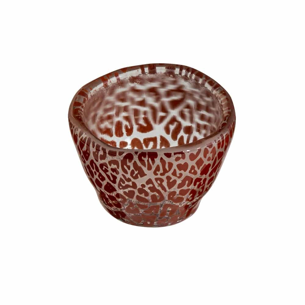 Rosseto Kalderon Zenit Glass Bowl, 12/Pack - Red