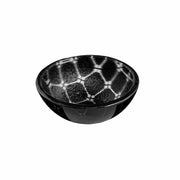 Rosseto Kalderon Zenit Glass Bowl, 3 1/2" Diameter, 12/Pack - Black