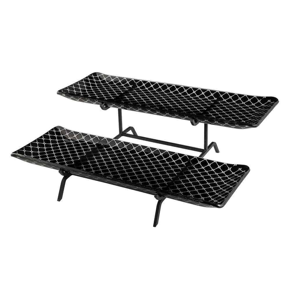 Rosseto Kalderon Zenit Display Stand, 15 3/4" x 22 1/4" - Black