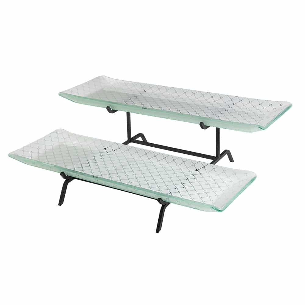 Rosseto Kalderon Zenit Display Stand, 15 3/4" x 22 1/4" - White