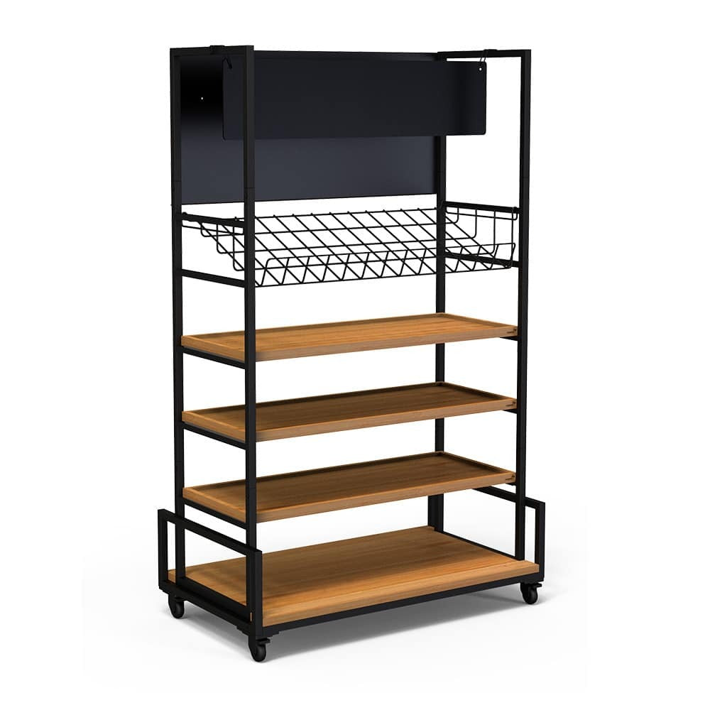 Rosseto Modulite Cart Kit, 20" x 36" - Black Brown