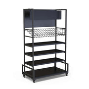 Rosseto Modulite Cart Kit, 20" x 36" - Black