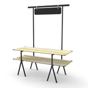 Rosseto Display Table, 30" x 71" - Beige