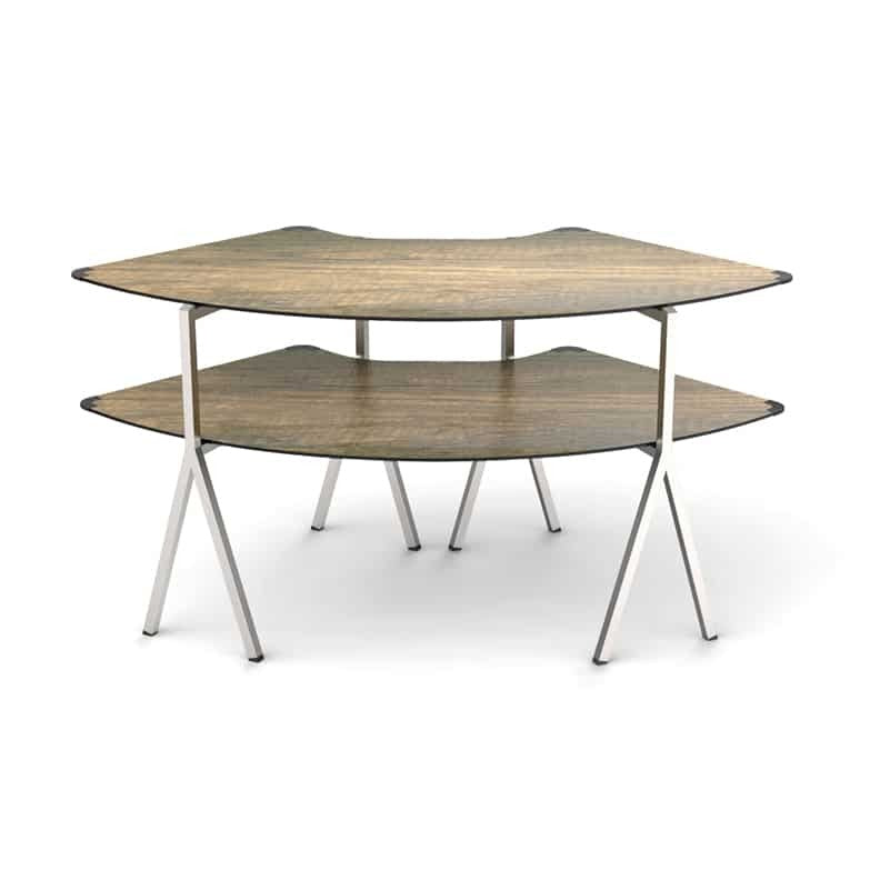 Rosseto Display Table, 33 1/2" x 64 1/2" - Brown