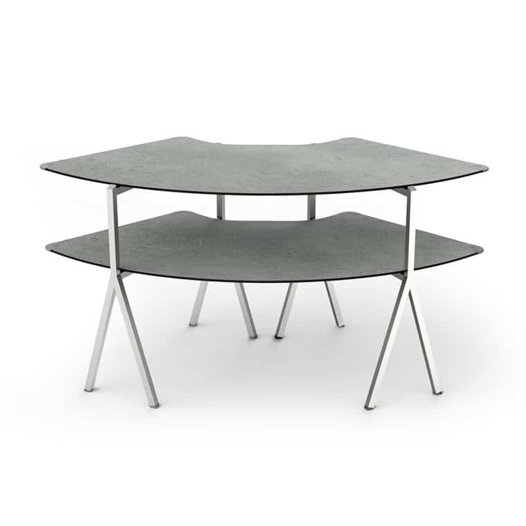 Rosseto Display Table, 33 1/2" x 64 1/2" - Gray