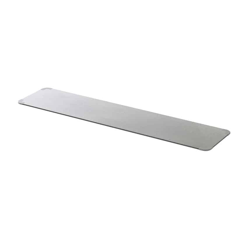 Rosseto High-Pressure Laminate Table Shelf, 13 7/8" x 59" - Gray