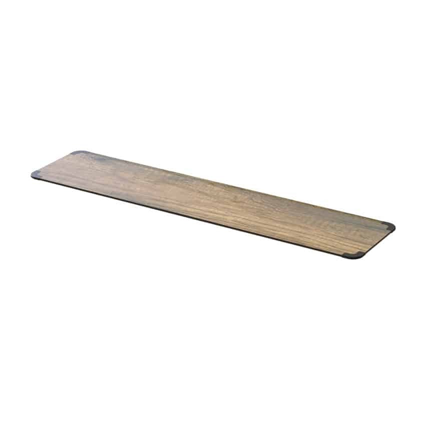 Rosseto High-Pressure Laminate Table Shelf, 13 7/8" x 59" - Brown