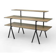 Rosseto High-Pressure Laminate Display Table, 30" x 71" - Brown