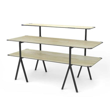Rosseto High-Pressure Laminate Display Table, 30" x 71" - Beige