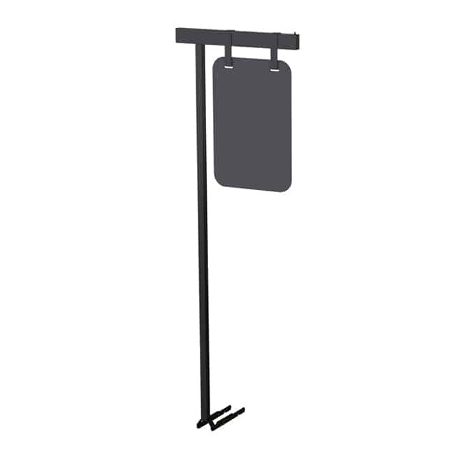 Rosseto Metal Sign, 56 11/16" High, Black - 10 1/8"