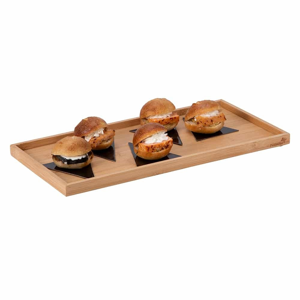 Rosseto SkyRize Bamboo Display Shelf, 8 1/2" x 17" - Beige