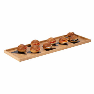 Rosseto SkyRize Bamboo Display Shelf, 8 1/2" x 25 13/16" - Beige