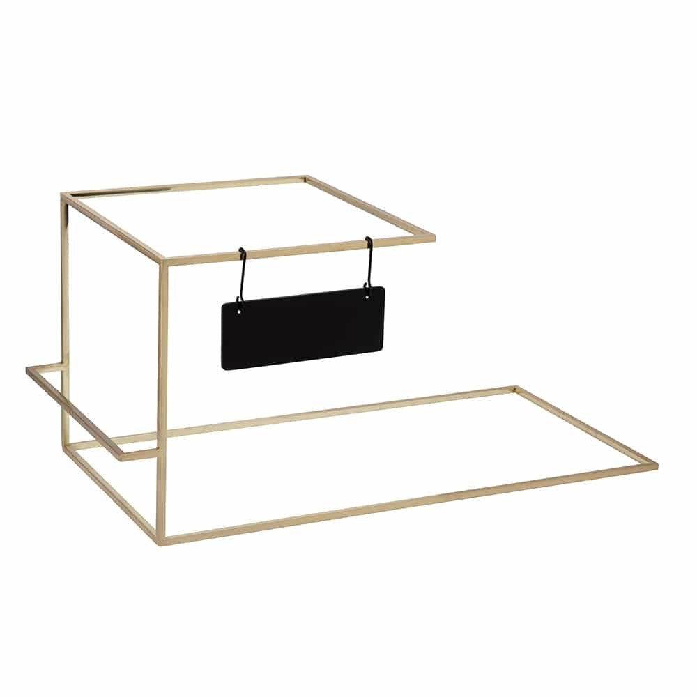 Rosseto SkyRize Metal Riser, 5" x 18 3/16" - Gold