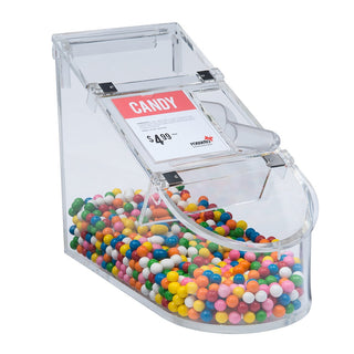 Rosseto SA126 Bulkshop Acrylic Bin, 3.5 gal. 55 Cups, Clear - Default Title
