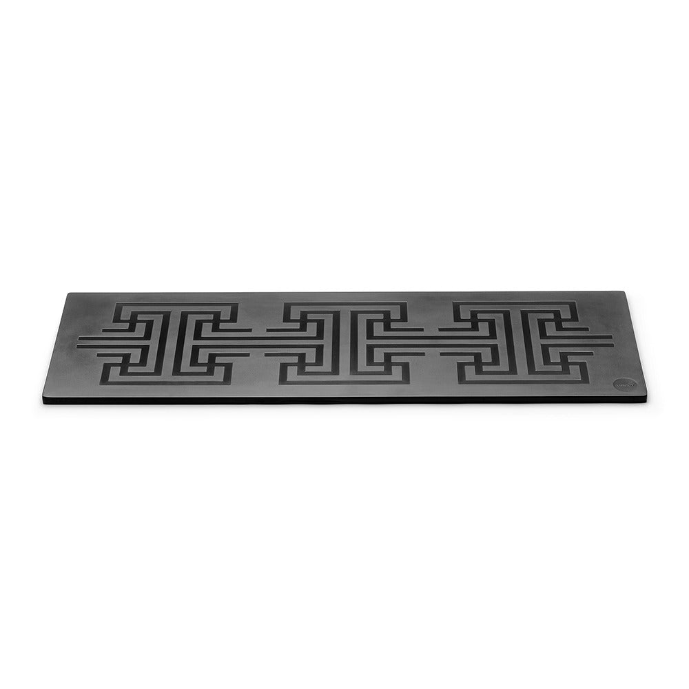 Rosseto Melamine Riser Shelf, 9 7/16" x 27 5/8" - Black