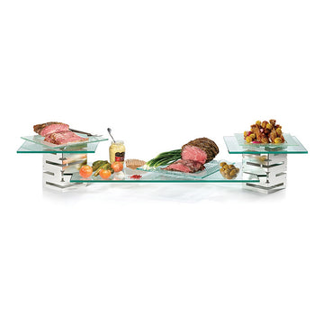 Rosseto SK001 Skycap Stainless Steel Riser Set, Silver - Default Title