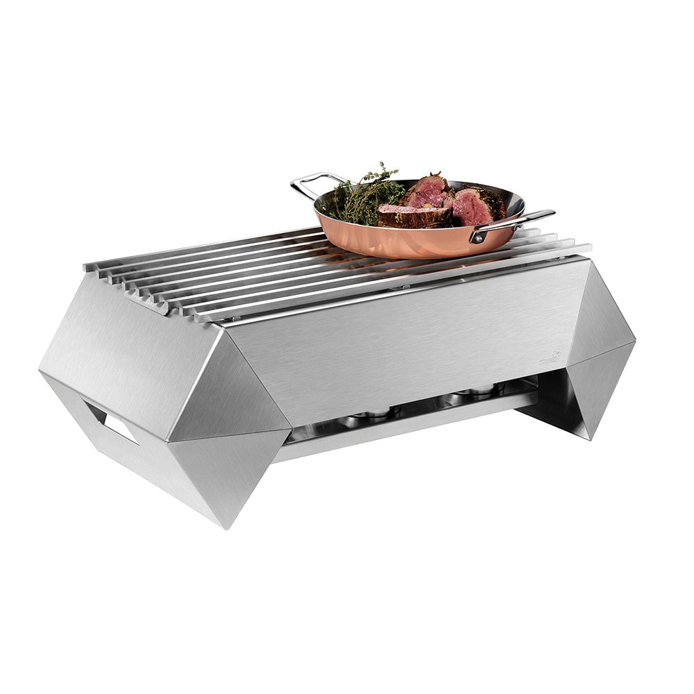 Rosseto Multi-Chef Diamond Alternative Warmer, 16 5/8" x 28" - Silver