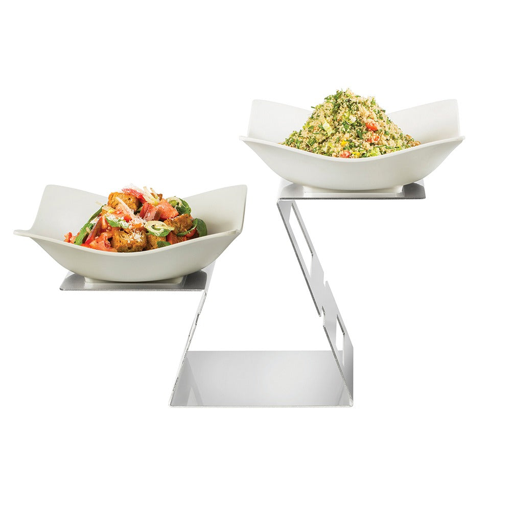 Rosseto Swan Riser, 10 3/4" Wide - Silver
