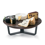 Rosseto Forme Melamine Tray, 13 5/16" Diameter, Brown - 4 3/16"