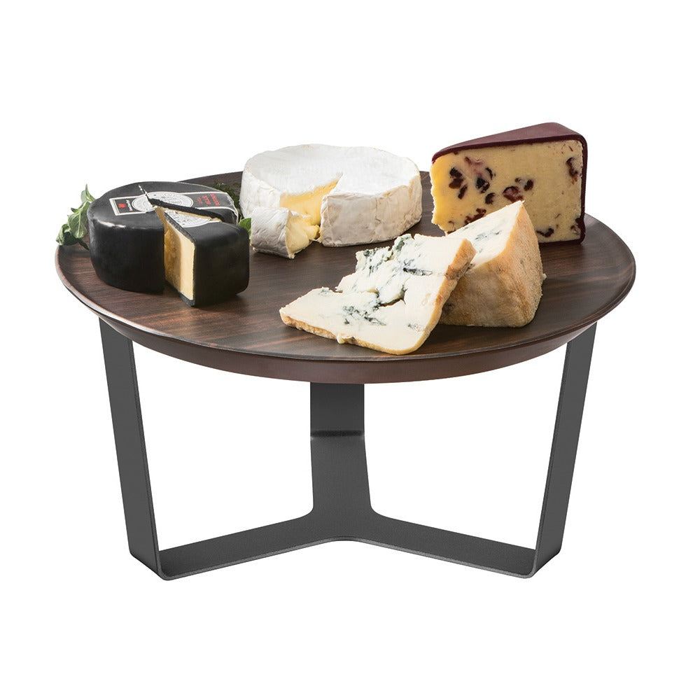 Rosseto Forme Melamine Tray, 13 5/16" Diameter, Brown - 7 3/16"