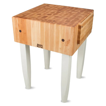 John Boos & Co PCA3 Butcher Block, 24" x 24", Brown - Default Title