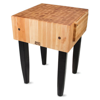 John Boos & Co Wood Butcher Block, 24" Long, Brown - 24" x 24"