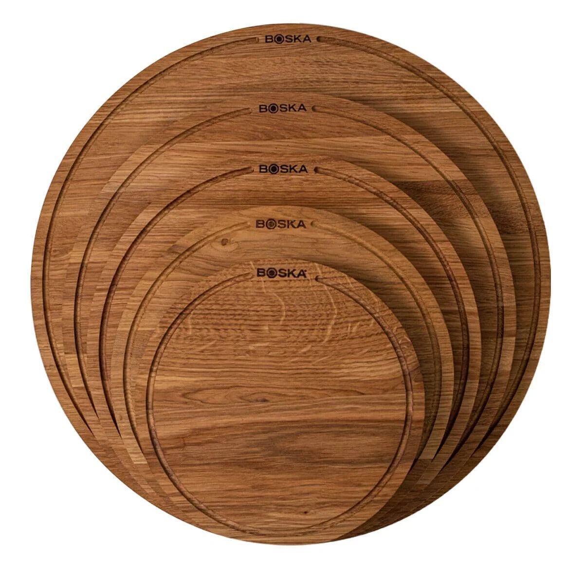 Boska USA Corp 320532 Friends Serving Board, 13 7/16" Diameter, Brown - photo 2