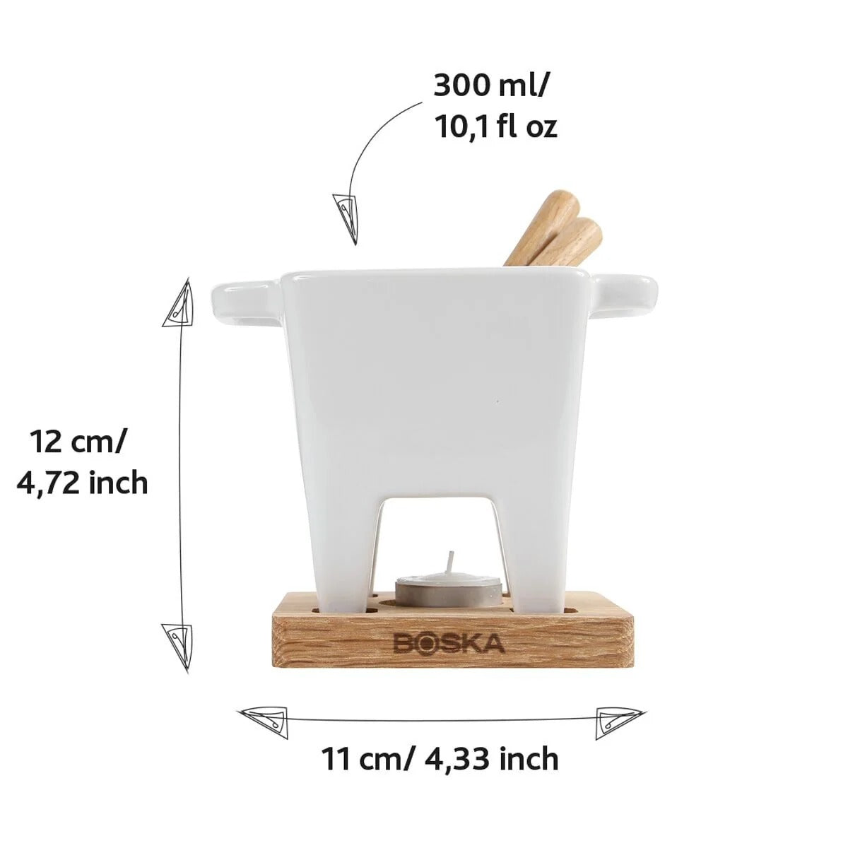 Boska USA Corp Fondue Pot Set, 10 oz. - photo 3