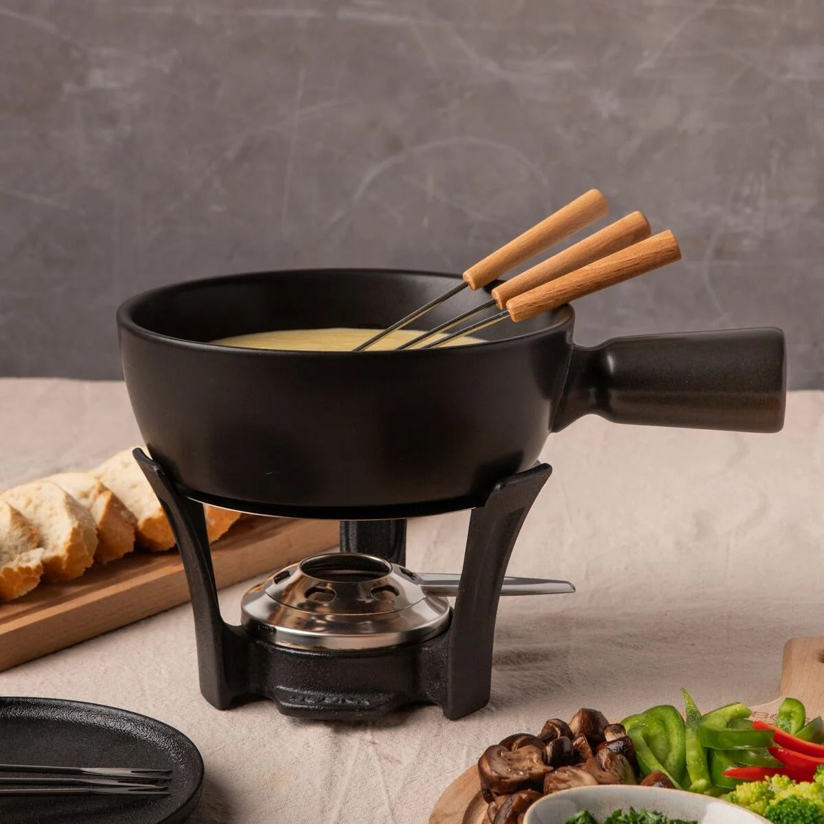 Boska USA Corp 853528 Fondue Pot Set, 44 oz., Black - photo 5