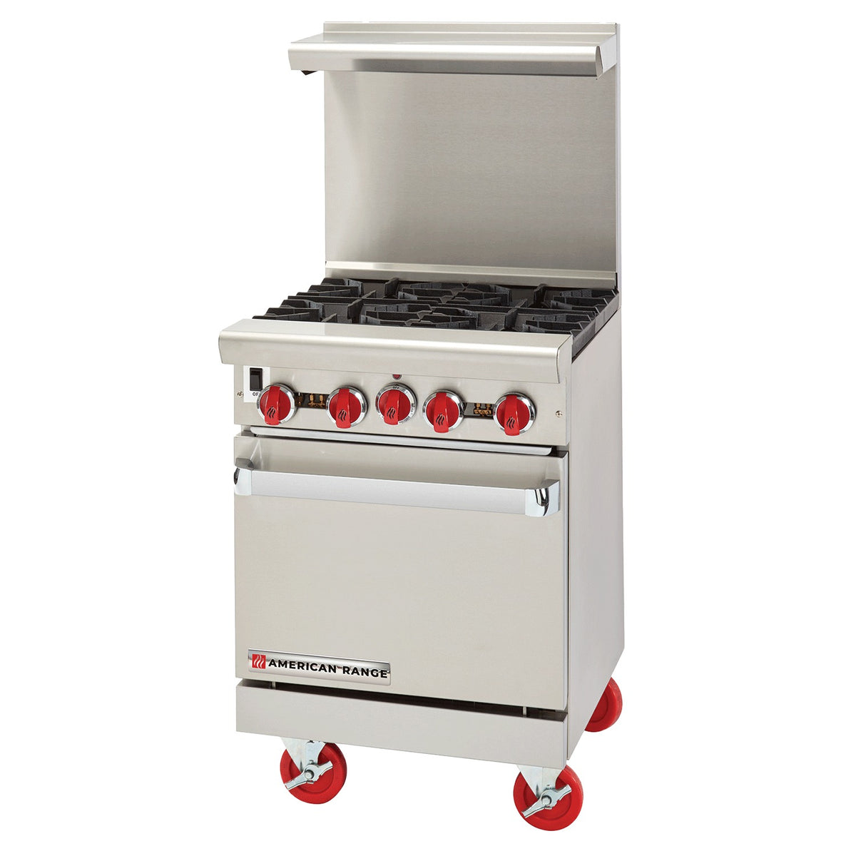 American Range ARGF-4 Range, 24" Wide, 115V - Liquid Propane
