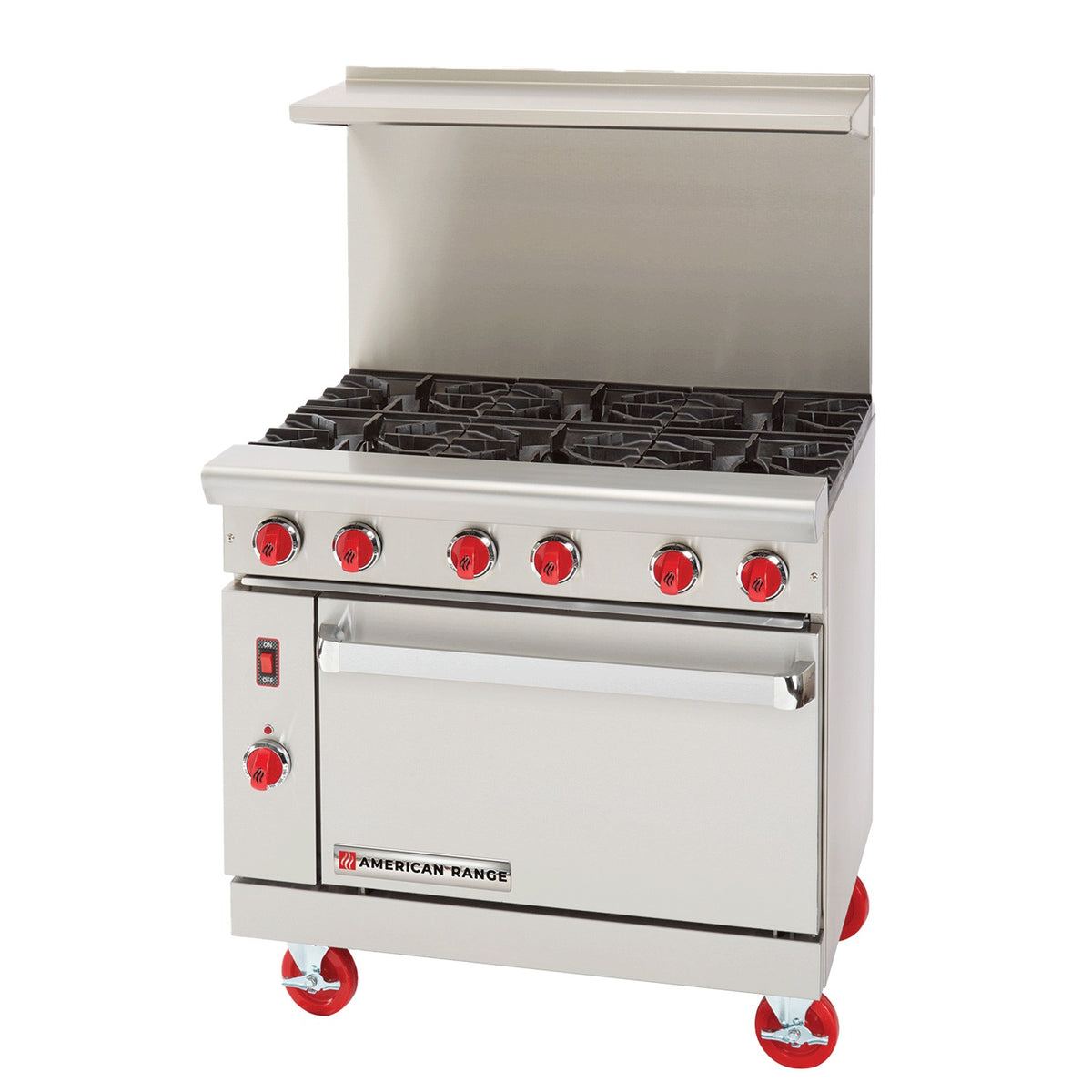 American Range ARGF-6 Range, 36" Wide, 115V - Liquid Propane