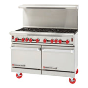 American Range ARGF-8 Range, 48" Wide, 115V - Liquid Propane