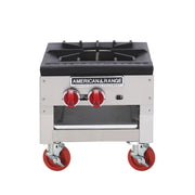 American Range ARSP-18 Stainless Steel Stock Pot Stove, 18" Wide, Silver - 42"