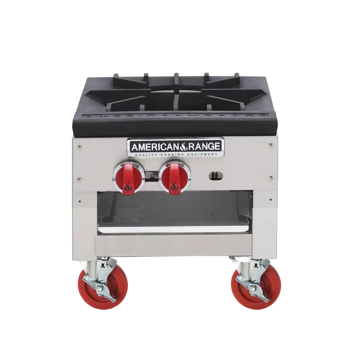 American Range ARSP-18 Stainless Steel Stock Pot Stove, 18" Wide, Silver - 42"