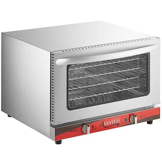 CO-16 Commercial Half Size Countertop Convection Oven, 1.5 Cu. Ft., 120V 1600W, Stainless Steel Electric Baking & Roasting Oven