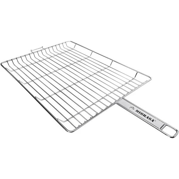 Mibrasa Stainless Steel Grill Basket, 11 13/16" x 15 11/16", Silver - KG4030H2