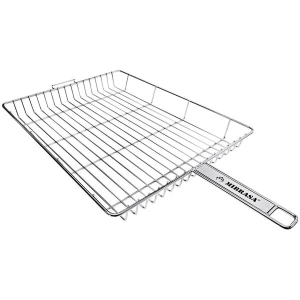 Mibrasa Stainless Steel Grill Basket, 11 13/16" x 15 11/16", Silver - KG4030H4