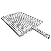 Mibrasa Stainless Steel Grill Basket, 11 13/16" x 15 11/16", Silver - 1 5/8"