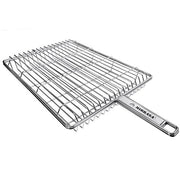 Mibrasa Stainless Steel Grill Basket, 11 13/16" x 15 11/16", Silver - 2 3/8"